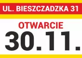 Krosno (Bieszczadzka 31): otwarcie 30 listopada!