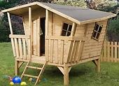 Drewniany domek dla dzieci - projekt i jego wykonanie. Ile to kosztuje?