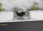 Biało czarna łazienka - pomysł na stylowe wnętrze