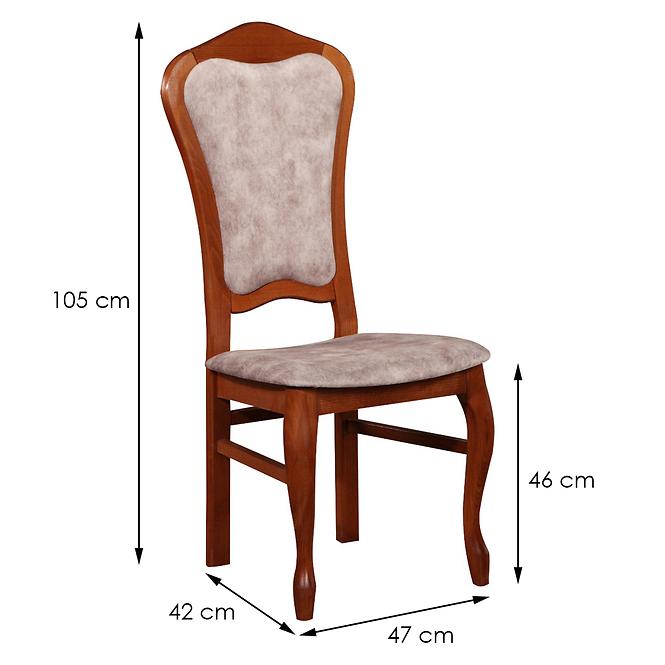 Krzesło W35 jasny orzech livia 8