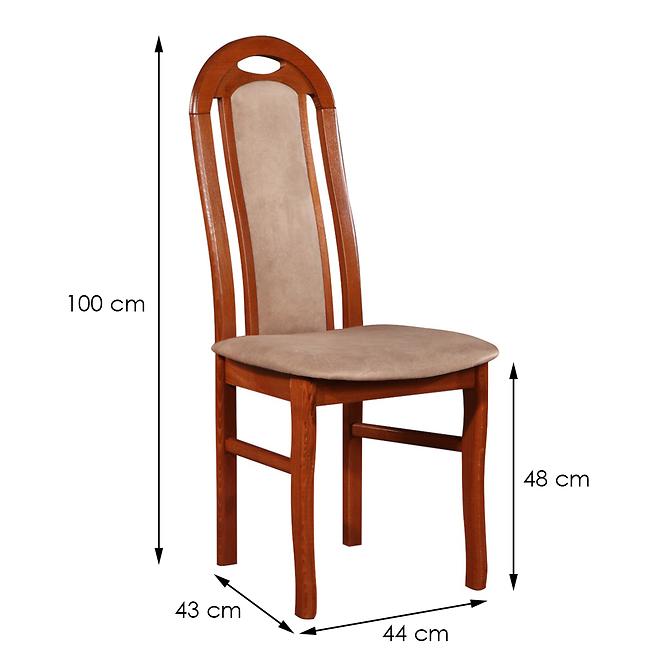 Krzesło W11 jasny orzech sally 2