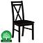 Krzesło W114 krzyż czarne primo 8802