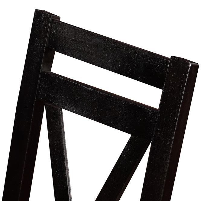 Krzesło W114 krzyż czarne primo 8802