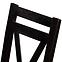 Krzesło W114 krzyż czarne primo 8802,6