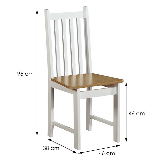 Krzesło W122 białe/wotan
