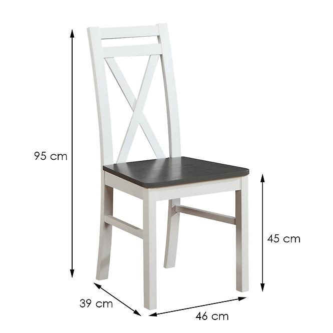 Krzesło W123 białe/grafit