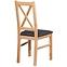 Zestaw stół i krzesła Pandora 1+6 czarny/buk lakier,6