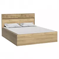 Łóżko M9 Mediolan 160x200 Deska Natural Hikora