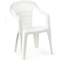 Krzesło ogrodowe plastikowe Scilla białe