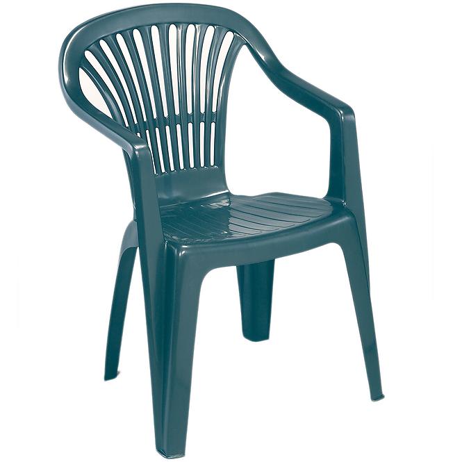 Krzesło ogrodowe plastikowe Scilla zielone