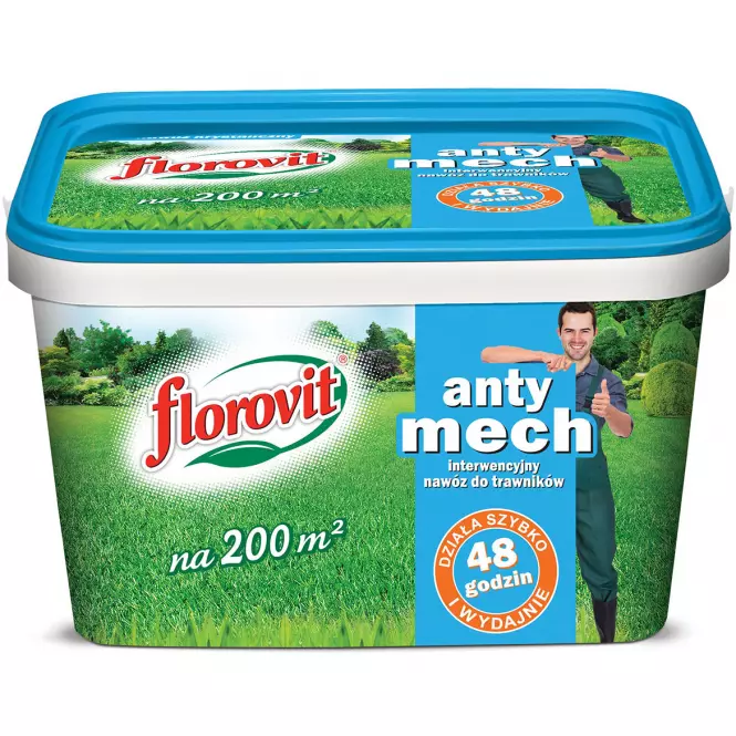 Nawóz interwencyjny do trawników antymech 4 kg