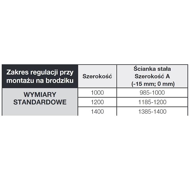 Walk-in z elementem ruch. CADUOG1001207