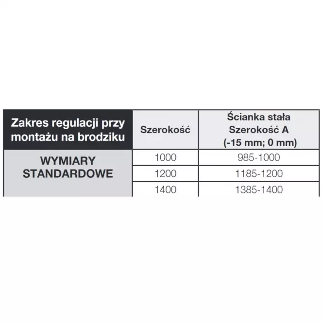 Walk-in z elementem ruch. CADUOG1401207