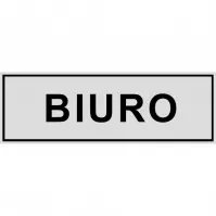 Tabliczka ˝Biuro˝ 80x220mm