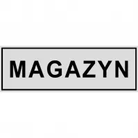 Tabliczka  ˝Magazyn˝ 80x220mm