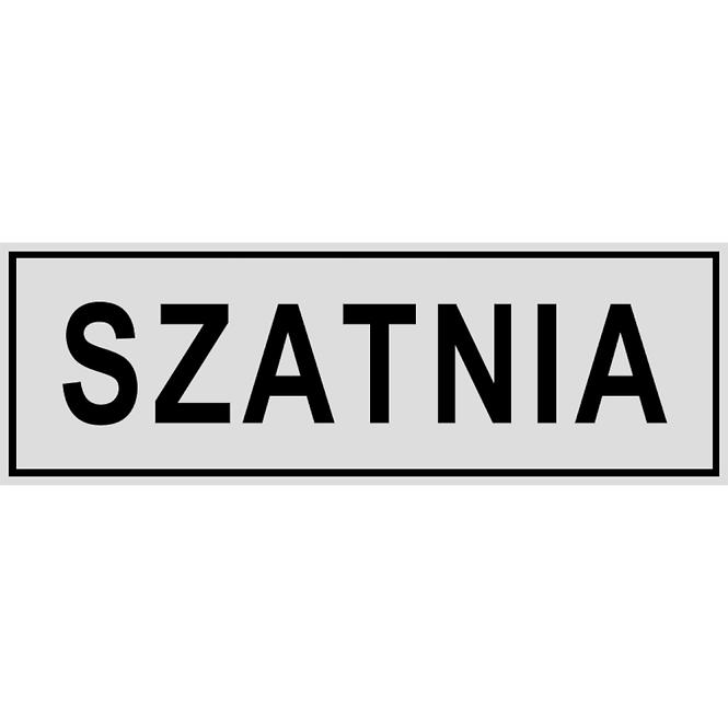 Tabliczka  ˝Szatnia˝ 80x220mm