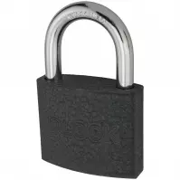 Qlock Kłódka Żeliwna 50mm Szara