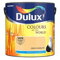 Dulux Kolory Świata Lateksowa Emulsja Do Ścian i Sufitów Złota Świątynia 2,5l