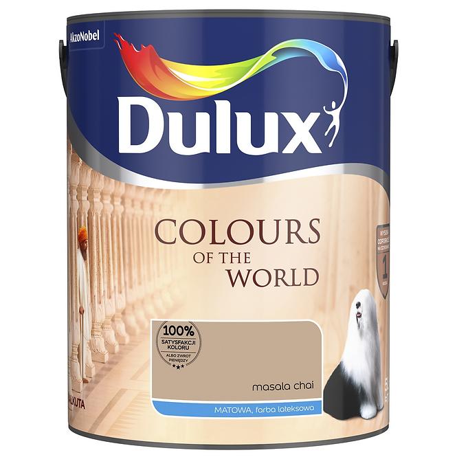 Dulux Kolory Świata Lateksowa Emulsja Do Ścian i Sufitów Masala Chai 5l