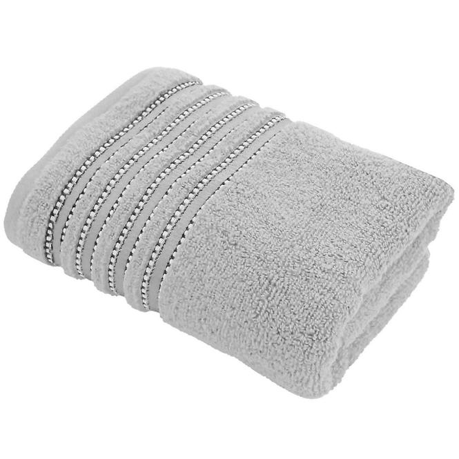 Ręcznik porto 30x50 srebrny (400gsm)