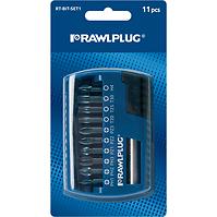 Rawlplug Komplet Grotów typu Phillips, Pozidriv, Torx z precyzyjnie frezowaną głowicą PH PZ T 25mm + adapter R