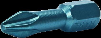 Rawlplug Komplet Grotów typu Phillips z precyzyjnie frezowaną głowicą PH1 PH2 PH3 25mm