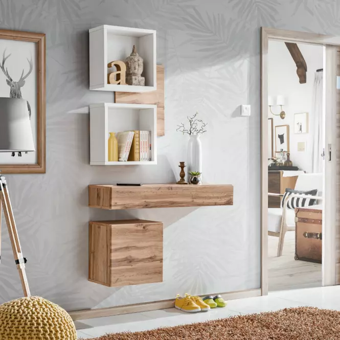 Półka Easy TYP06 wotan/biały