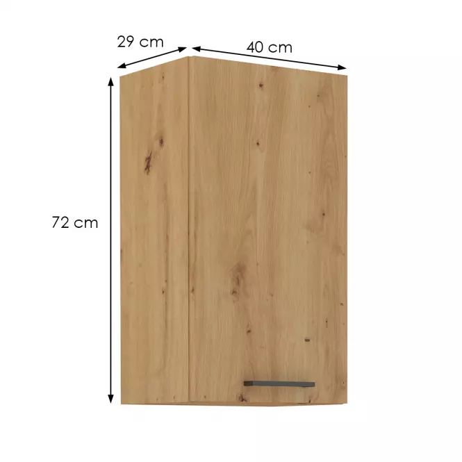 Szafka kuchenna Modena  40g-72 1f dąb artisan