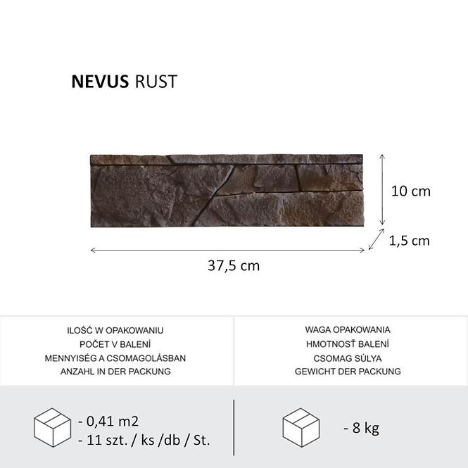 Kamień Nevus Rust