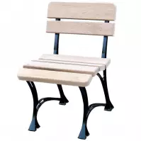 Krzesło królewskie bez podłokietników drewno naturalne
