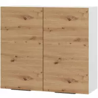 Szafka Kuchenna Elena W80SU Alu Artisan/Czarny Groszek