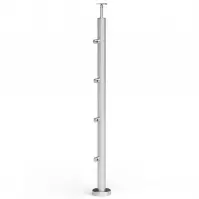 Słupek balustrady do montażu posadzkowego Ø42,4x970mm