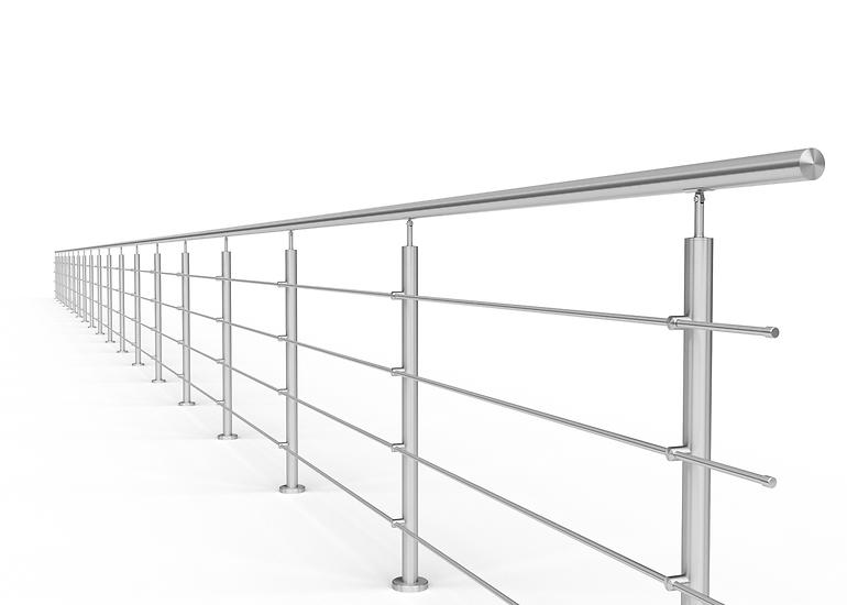 Słupek balustrady do montażu posadzkowego Ø42,4x970mm