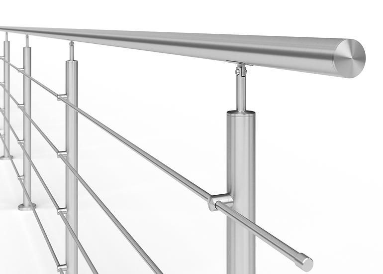 Słupek balustrady do montażu posadzkowego Ø42,4x970mm