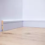 Listwa przypodłogowa MDF Foge LB2 80 biały półmat