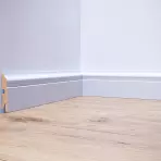 Listwa przypodłogowa MDF Foge LB3 80 biały półmat