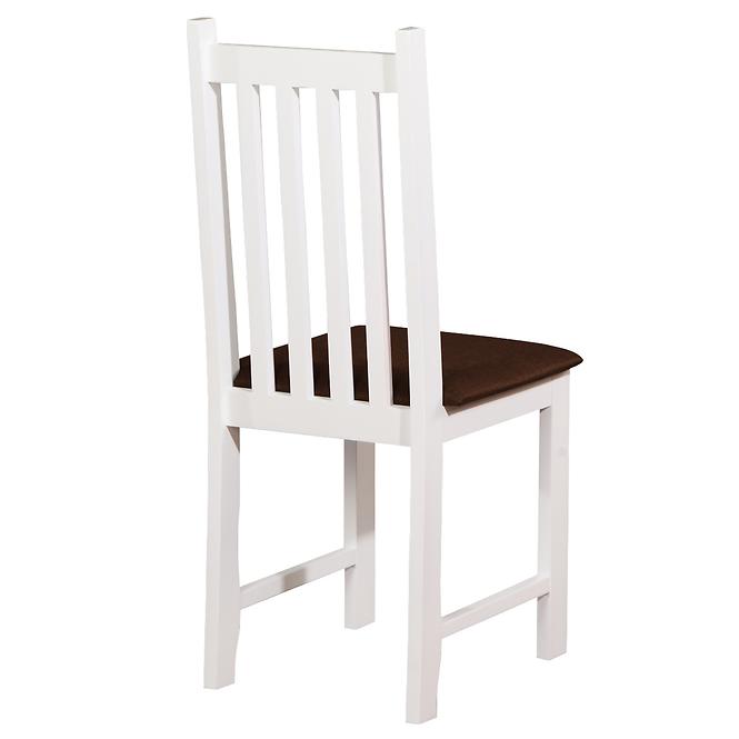Zestaw stół i krzesła Izydor 1+4 orzech/biały