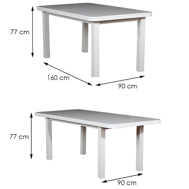 Stół rozkładany ST14 160/200x90cm biały
