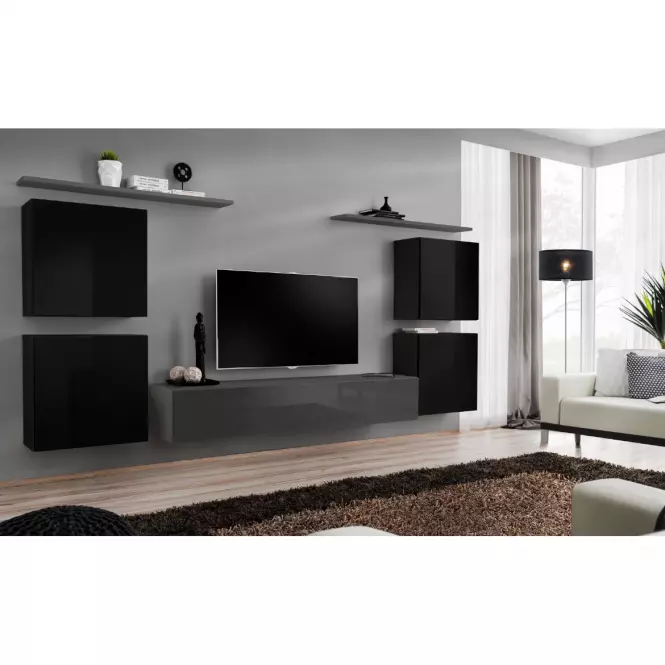 Szafka RTV Wisząca Switch SW1 Grafit
