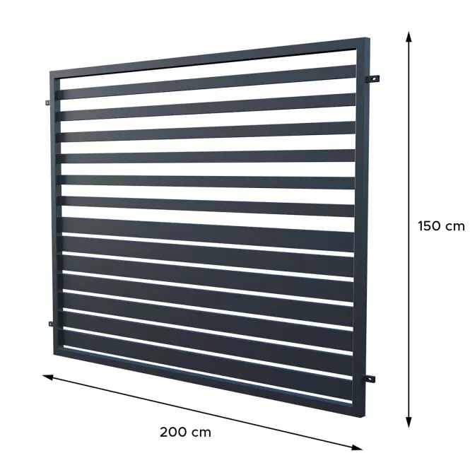 Przęsło Fen 150X200  RAL7016 MDS W10249