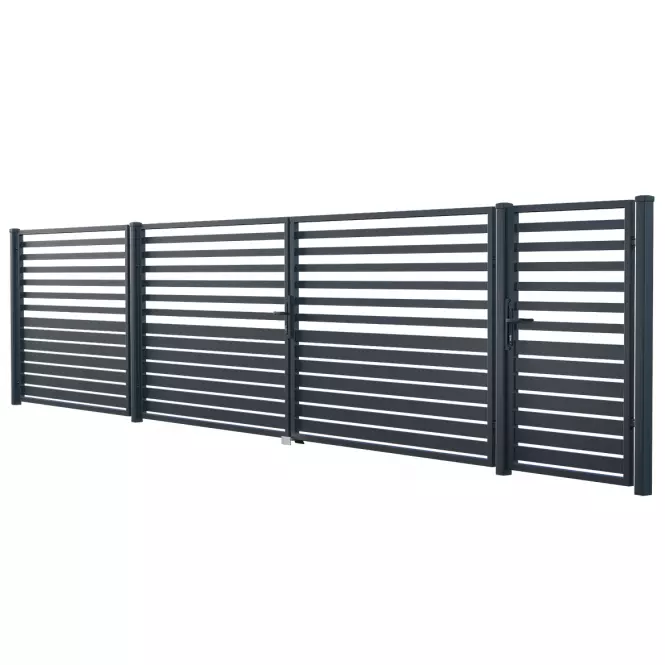 Brama Fen 150x400  RAL7016 MDS W10251