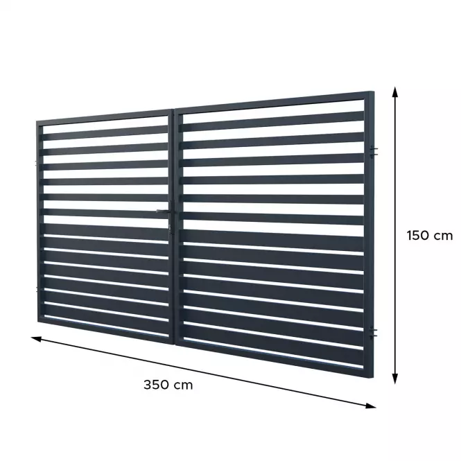 Brama Fen 150x350 RAL7016 MDS W10281