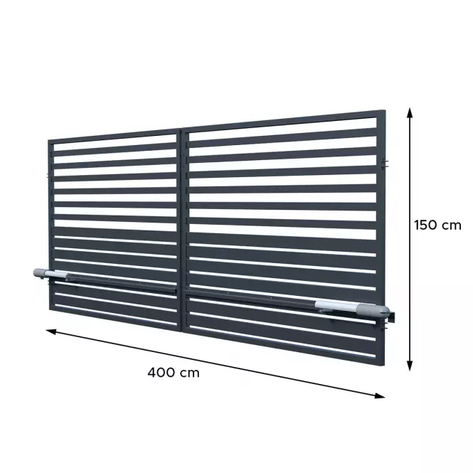 Brama z automatem Fen150x400 RAL7016 MDS W10252