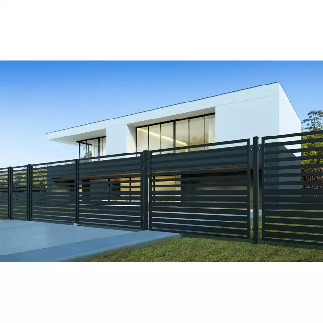 Brama z automatem Fen 150x300 ZN RAL7016 MDS W10284