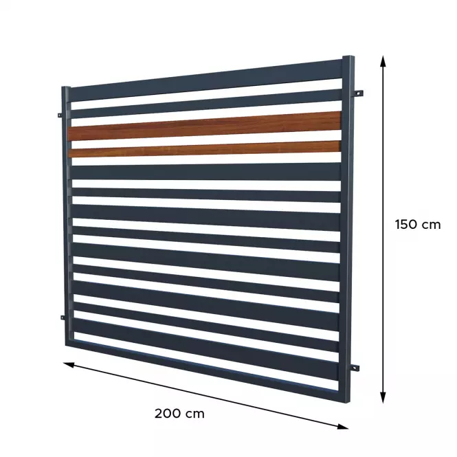 Przęsło Ora 150x200 RAL7016 W10285