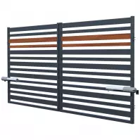 Brama Ora z automatem 150x350 RAL7016 W10294