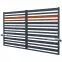 Brama Ora z automatem 150x350 RAL7016 W10294