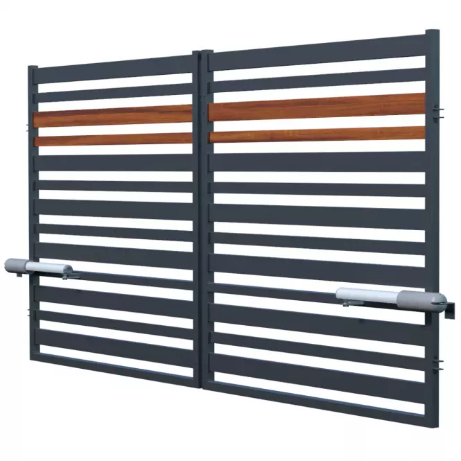Brama Ora z automatem 150x300 RAL7016 W10293