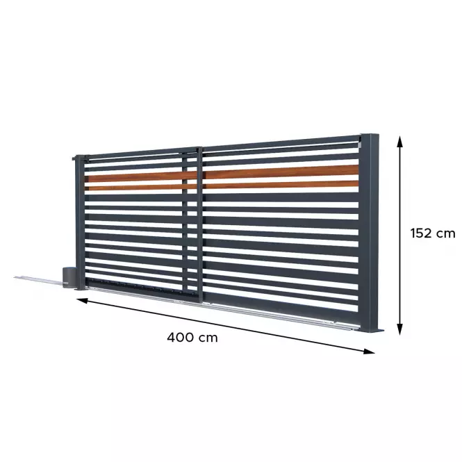 Brama teleskopowa Ora z automatem  152x400 W10299