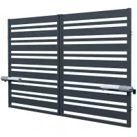 Brama Juga z automatem 150x300 RAL7016 MDS W10268